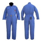Blue Industrial Coverall - Durable Workwear Uniform Mechanic Suit Custom