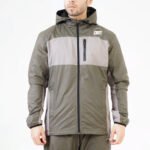 Olive Windbreaker Jacket - Hooded Lightweight Outdoor Windproof Custom