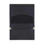 Black Leather Card Holder | Signature Strip Slim Design - Image 2