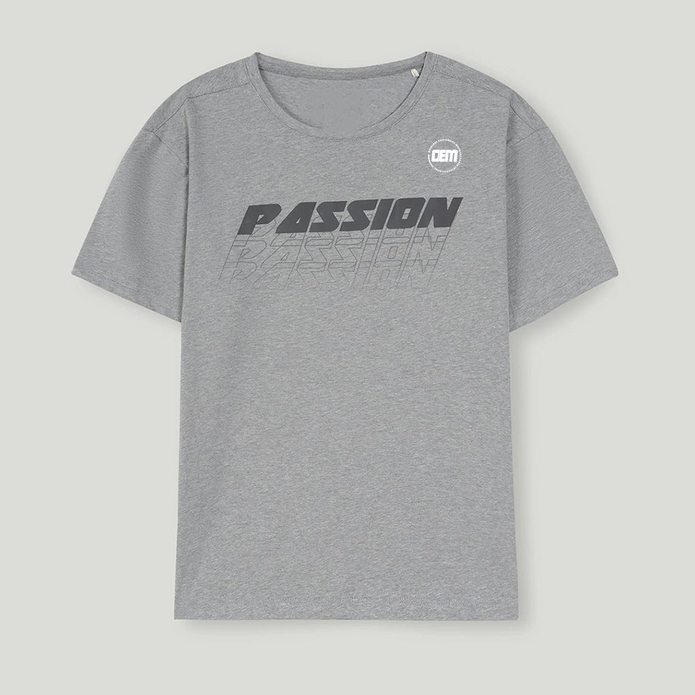 09 Custom Grey T-Shirt – Cotton Printed Casual Tee with Passion Design - Image 1