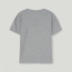 Custom Grey T-Shirt – Cotton Printed Casual Tee with Passion Design - Image 2