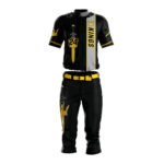 Black Gold Kings Baseball Uniform Set – Sword Design Team Kit