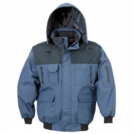 Blue Reflector Work Wear Jacket