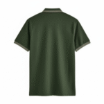 olive green golf polo shirt for men classic performance breathable sportswear