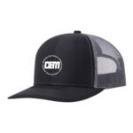 Structured Trucker Cap – Flat Brim Mesh Back Custom Fit Design