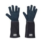 Heat Resistant Welding Gloves - Flexible Grip Long Cuff Industrial Safety