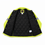 Neon Green Work Wear Reflector Jacket inner photo