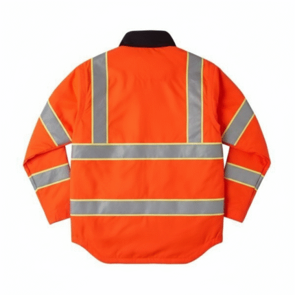workwear reflector jacket in orange color
