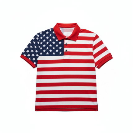 USA flag T-shirt Overall Printed front photo