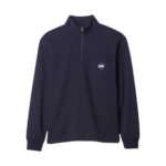 Navy Quarter Zip Sweatshirt – Lightweight Pullover Custom Design