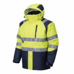 yellow winter work wear jacket