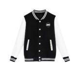 Black White Varsity Jacket – Classic Letterman College Style
